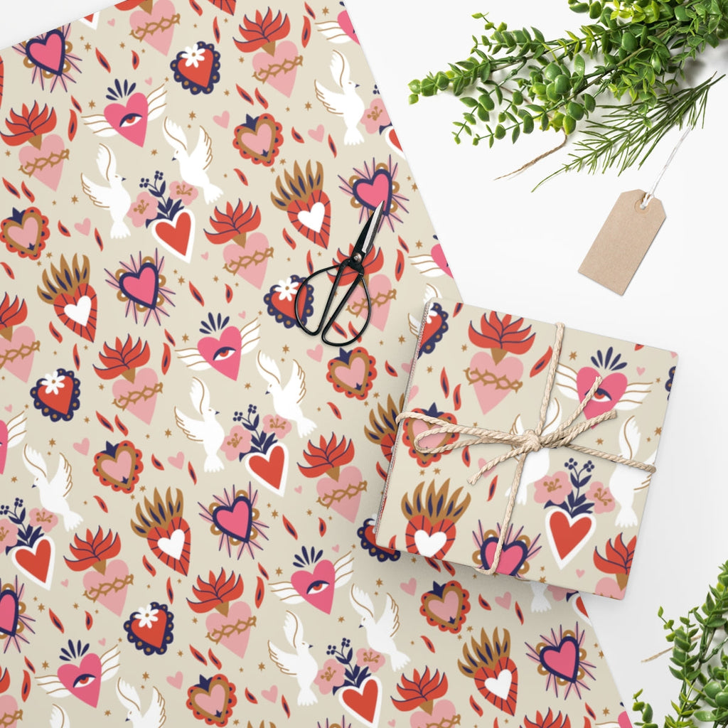 Sacred Heart Wrapping Paper