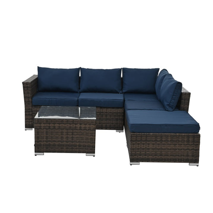 Patio Furniture, Outdoor Furniture, Seasonal PE Wicker Furniture, 4
