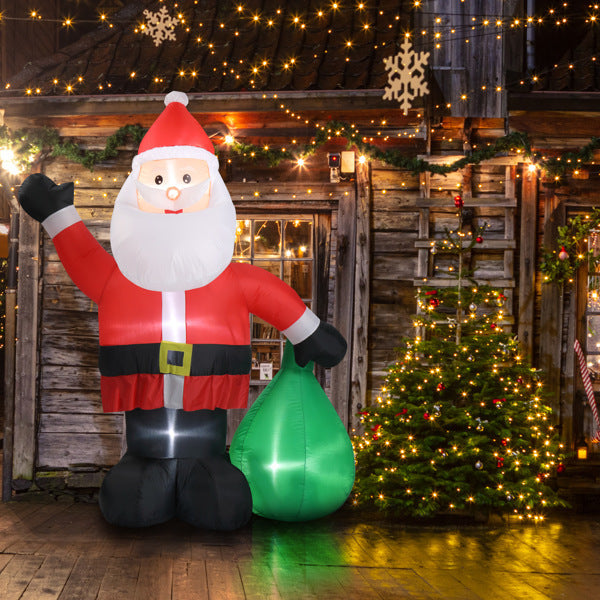 6ft Santa Claus LED Christmas Inflatable Decoration