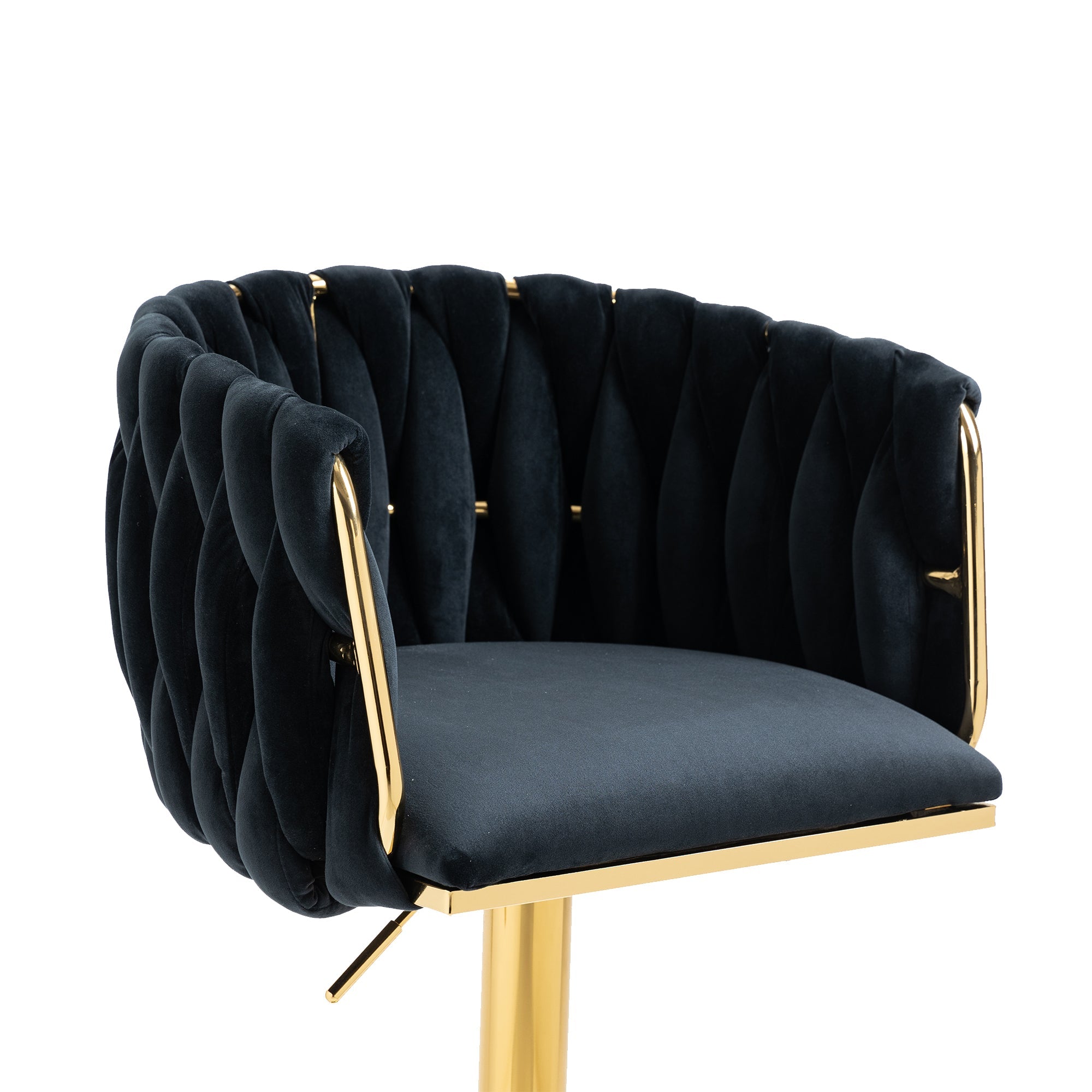 Vintage Bar Stools with Back and Footrest Counter Height Dining Chairs