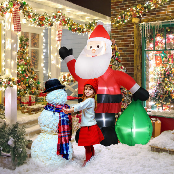 6ft Santa Claus LED Christmas Inflatable Decoration