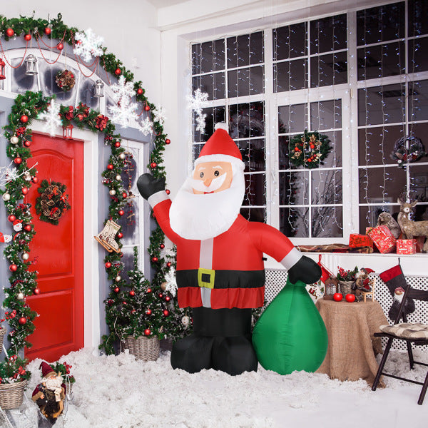 6ft Santa Claus LED Christmas Inflatable Decoration