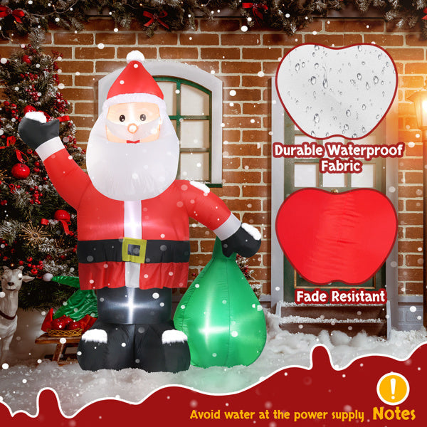 6ft Santa Claus LED Christmas Inflatable Decoration
