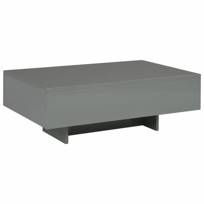 Coffee Table High Gloss Gray 45.3