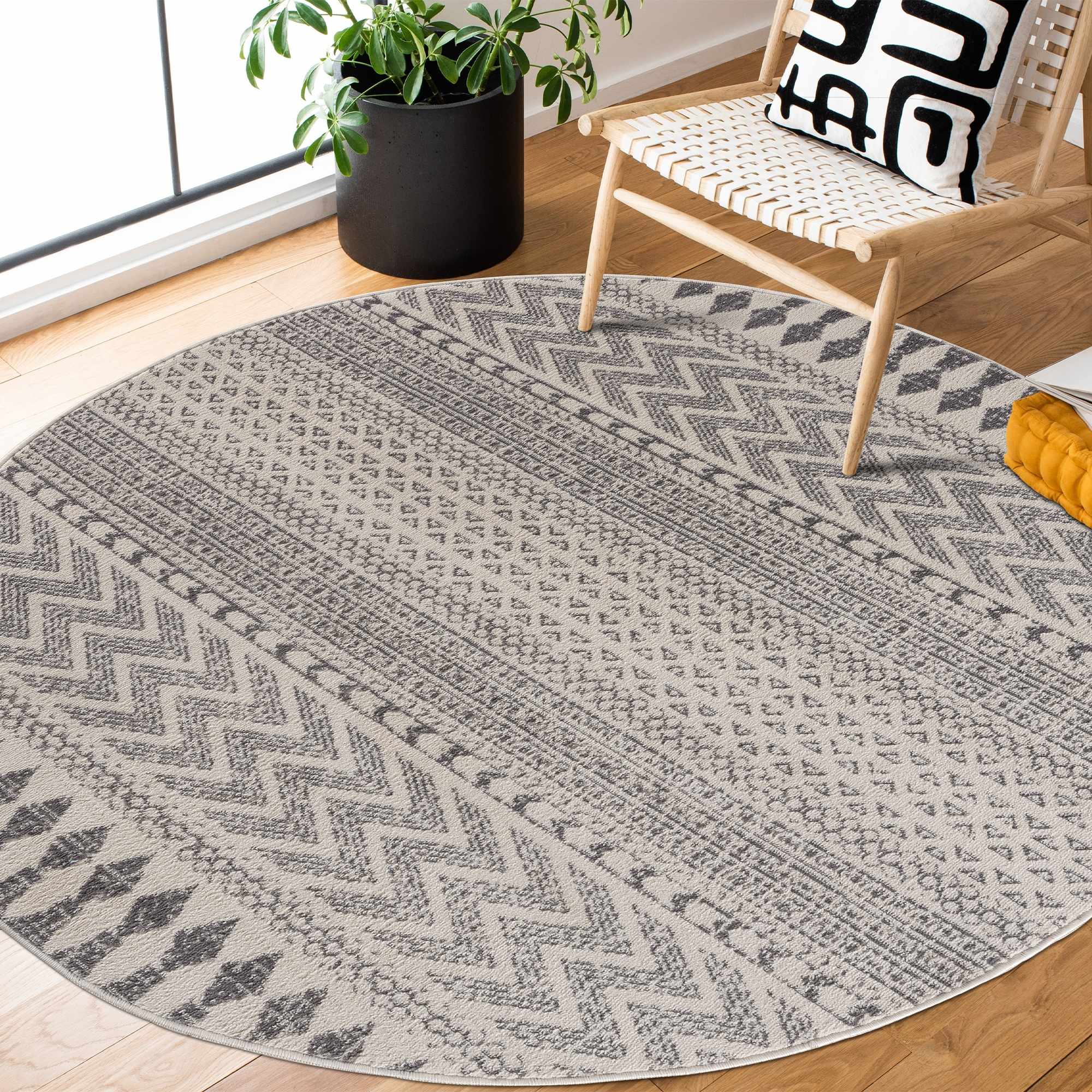 Tigri Aztec Ivory & Gray 2311 Area Rug - Clearance