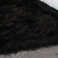 Cozy Ultra Soft Fluffy Faux Fur Black Area Rug