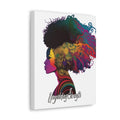 Canvas Wall Art Decor - Female Warrior Clipart Bold Essence