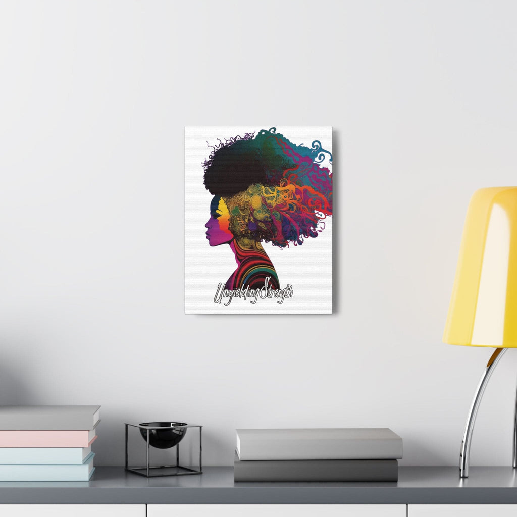 Canvas Wall Art Decor - Female Warrior Clipart Bold Essence