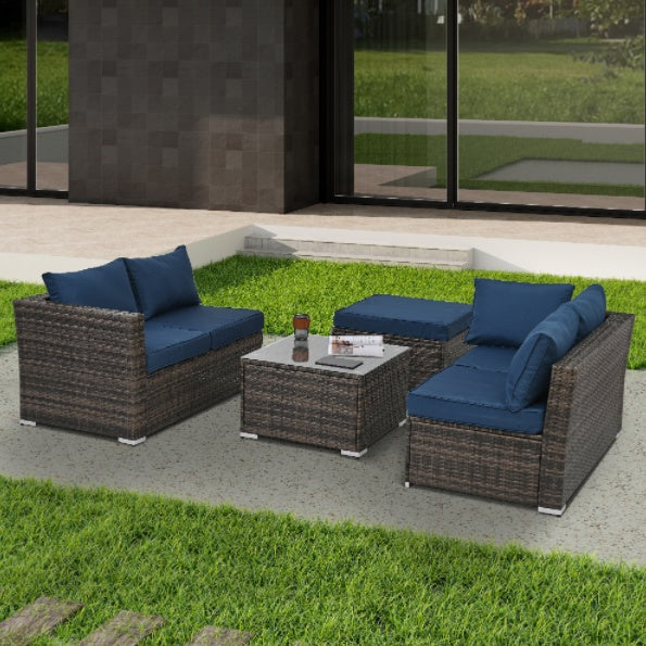 Patio Furniture, Outdoor Furniture, Seasonal PE Wicker Furniture, 4