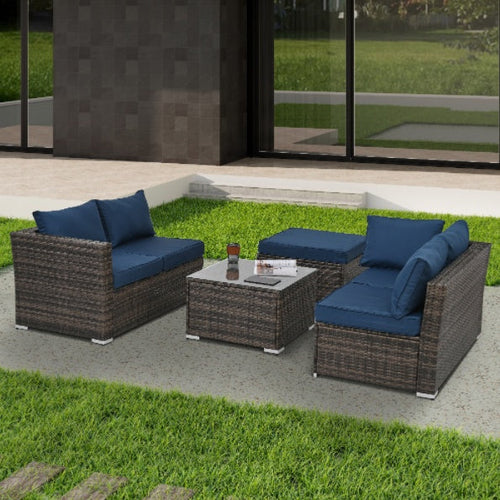 Patio Furniture, Outdoor Furniture, Seasonal PE Wicker Furniture, 4