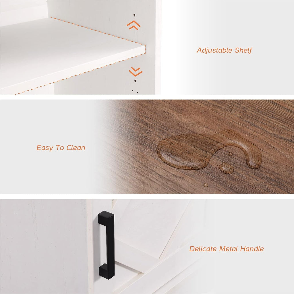 98.4" Wide TV Stand for Tvs up to 110",Faux Bark Finish Wood