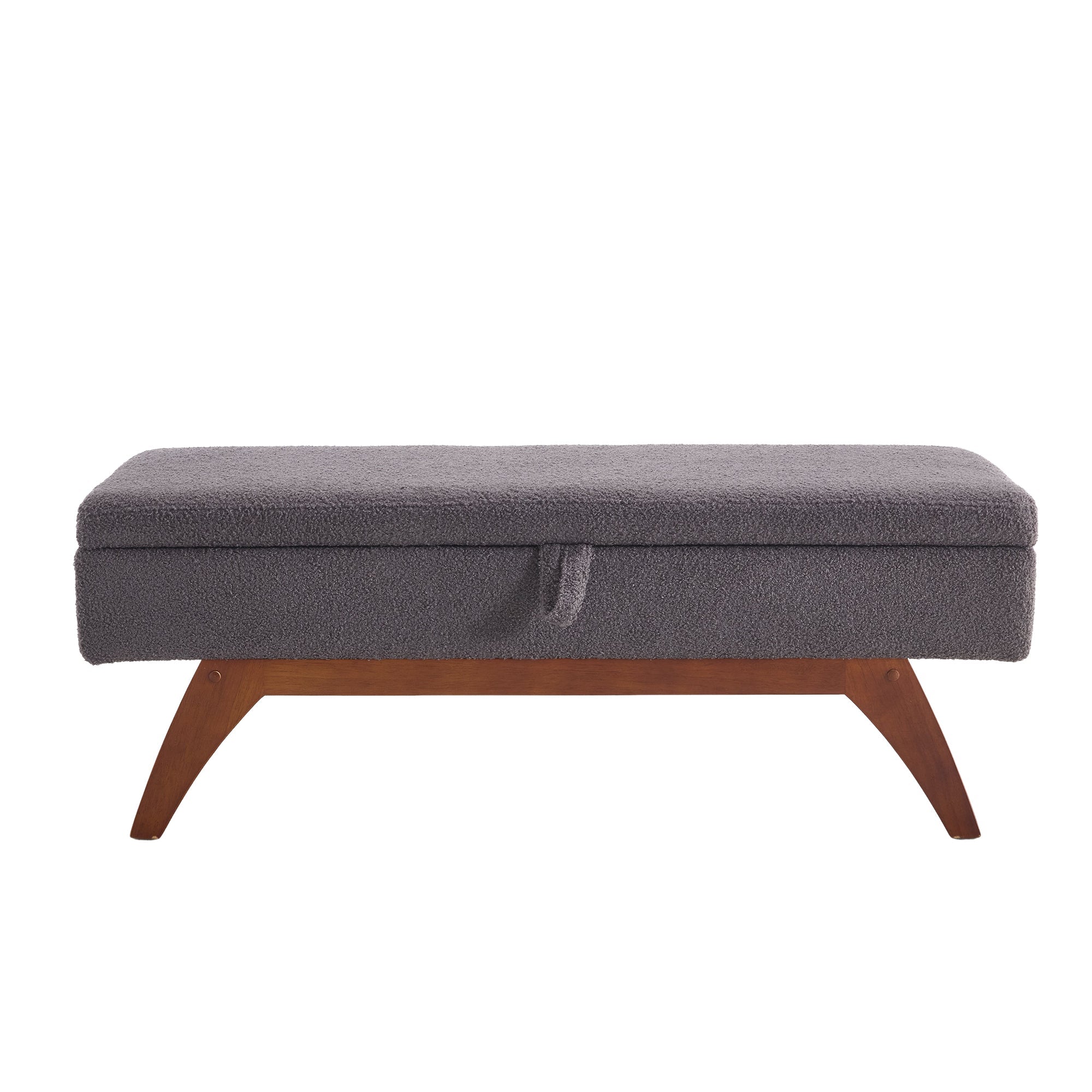 Teddy wool fabric, solid wood feet for solid weighing, and bed end