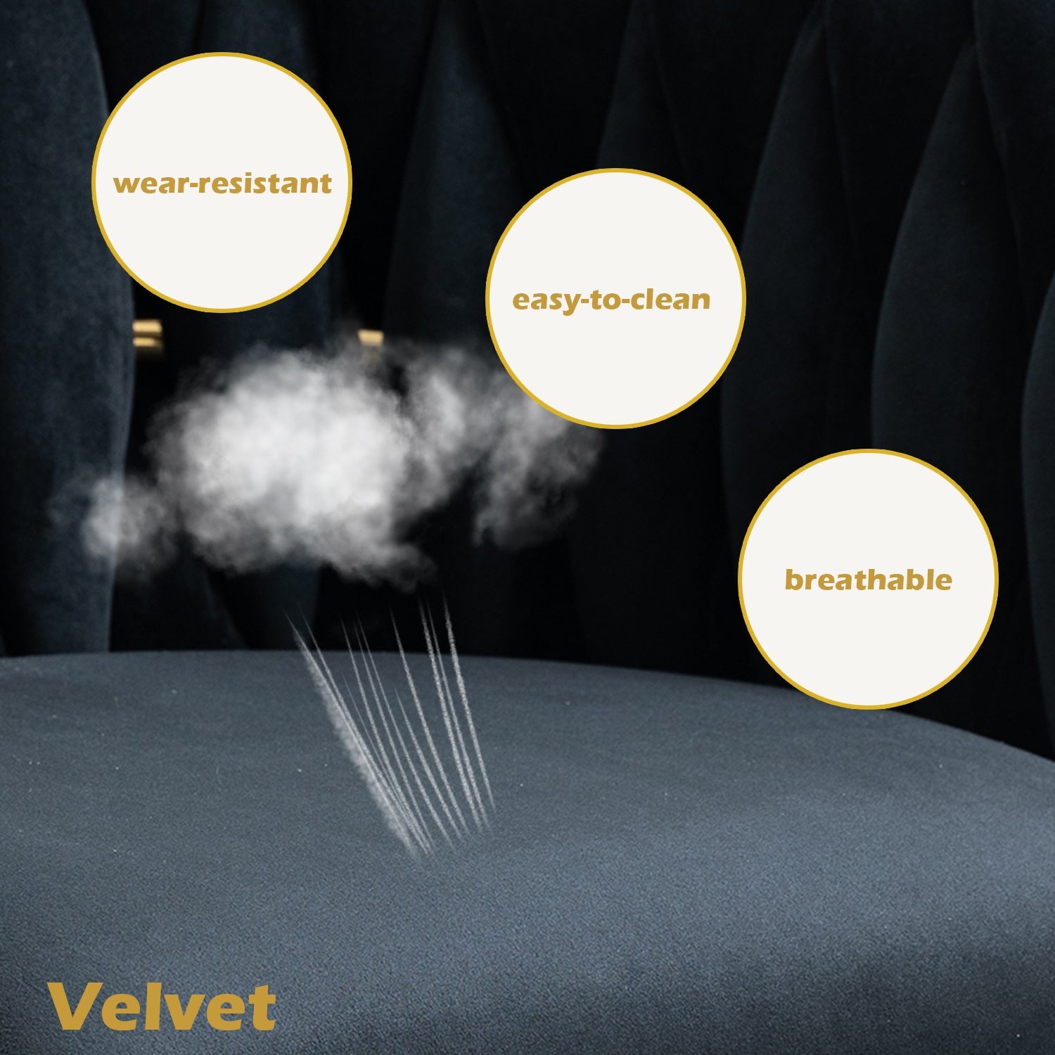 Vintage Bar Stools with Back and Footrest Counter Height Dining Chairs