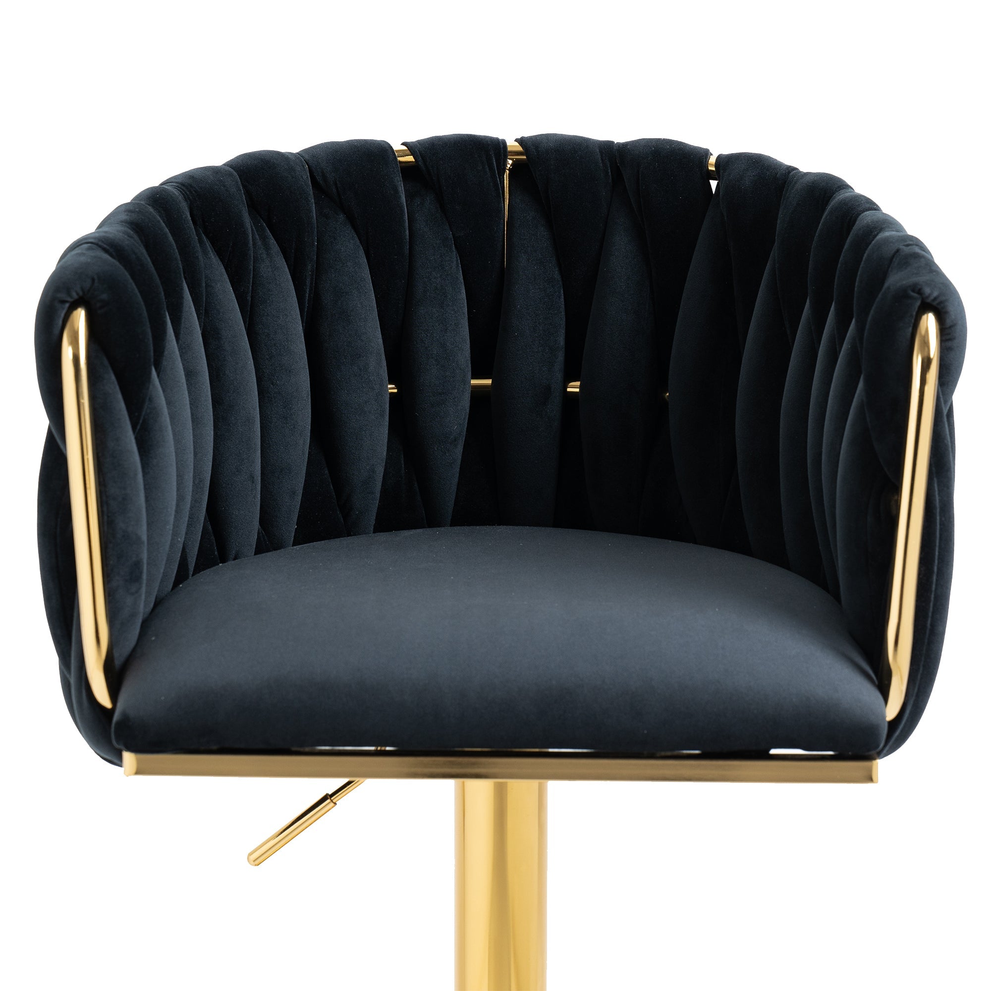 Vintage Bar Stools with Back and Footrest Counter Height Dining Chairs