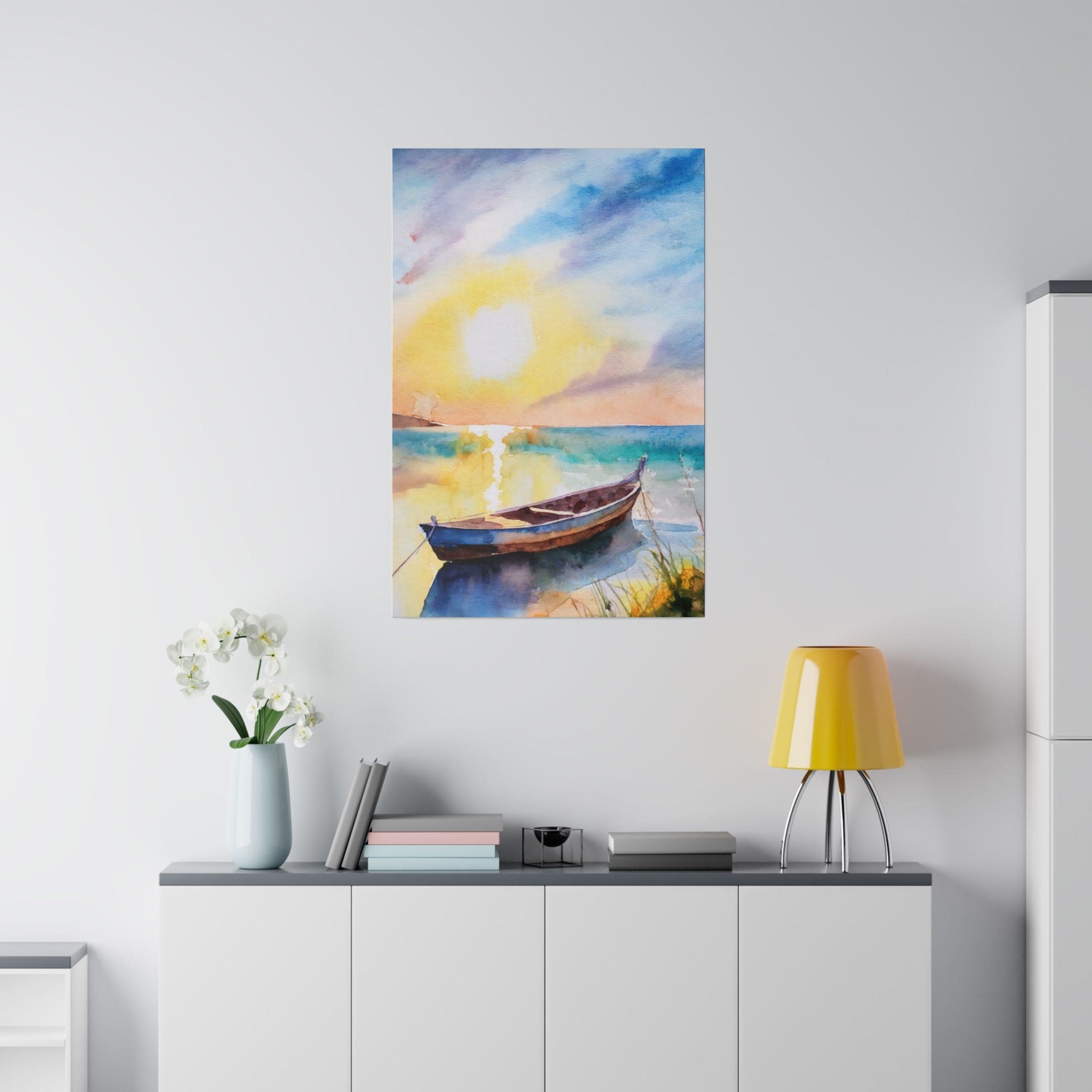 Wall Decor - Giclee Poster Art Print - Sunset by the Sea Print